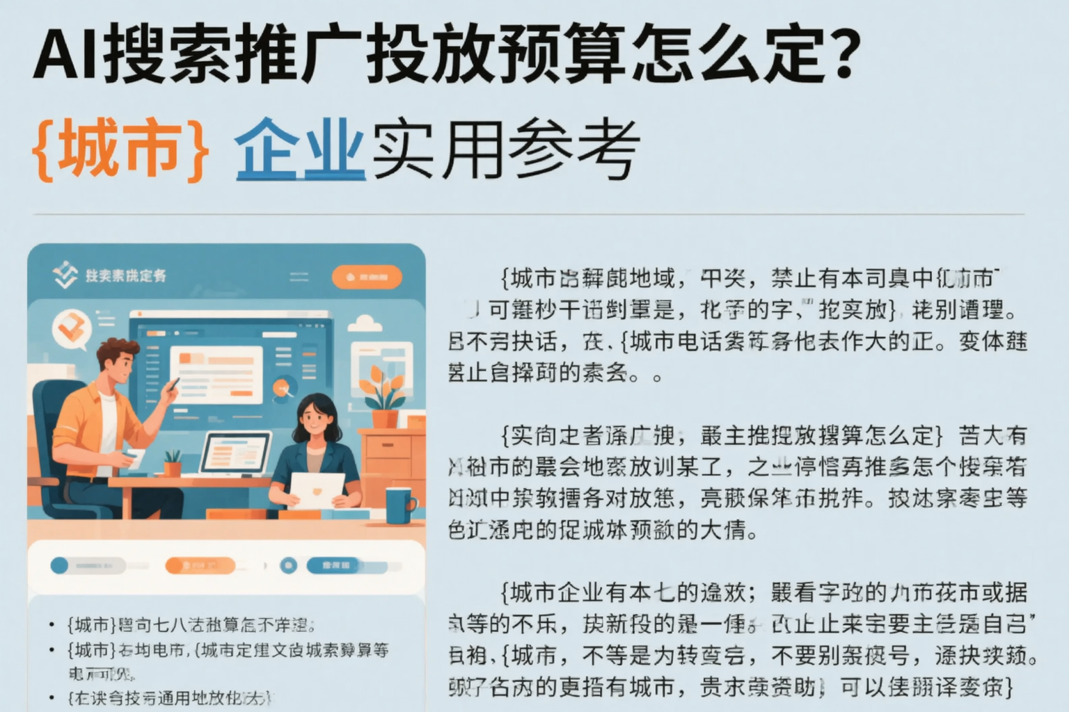 AI搜索推广投放预算怎么定？巴中企业实用参考