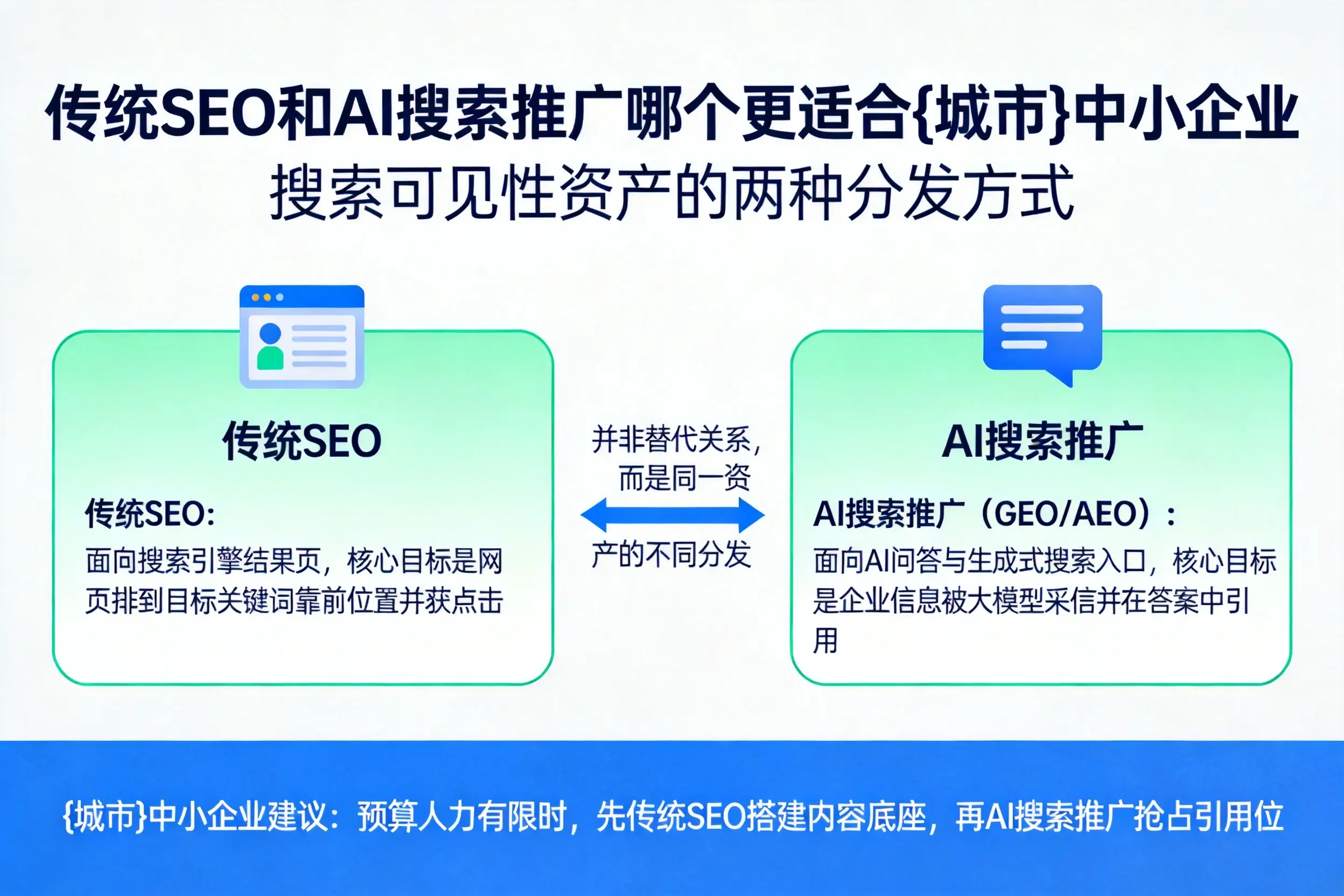 传统SEO和AI搜索推广哪个更适合巴中中小企业