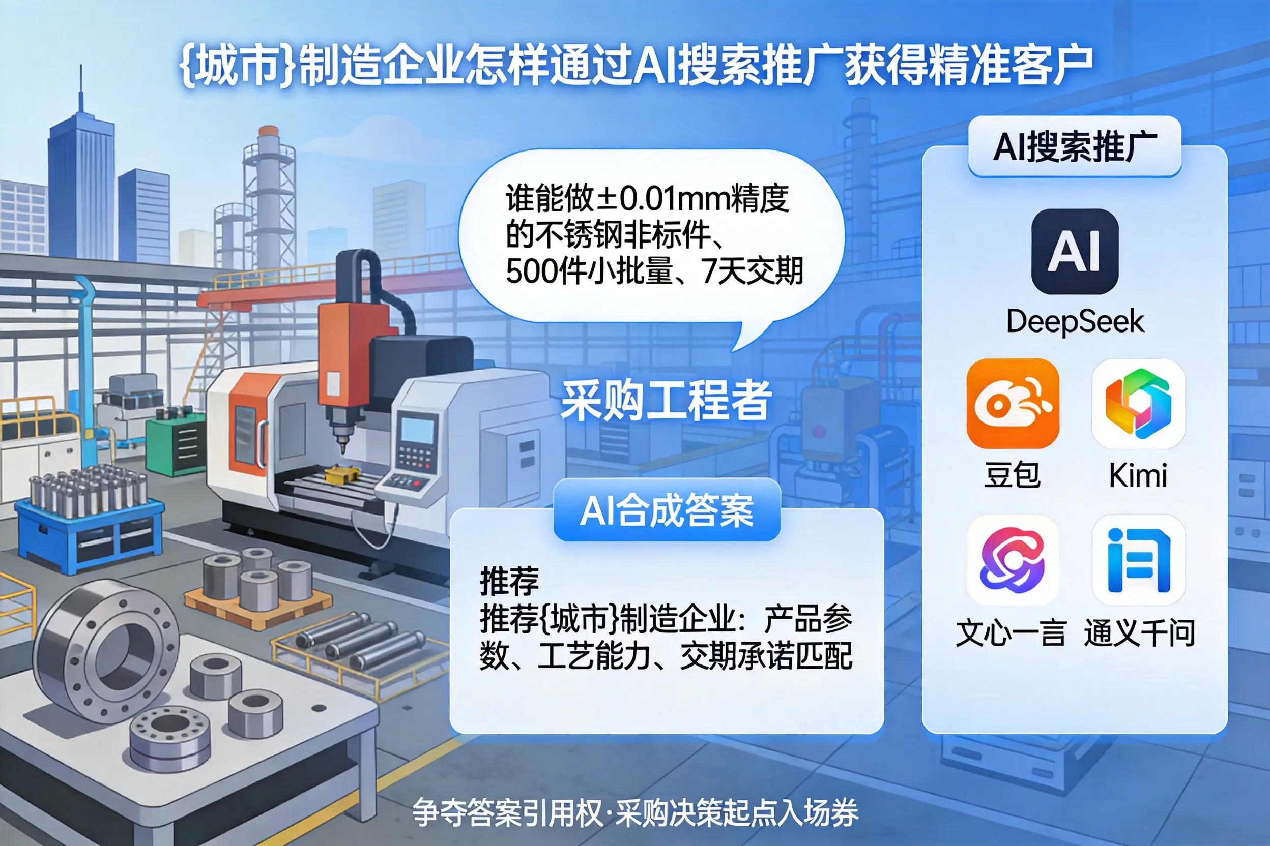 巴中制造企业怎样通过AI搜索推广获得精准客户