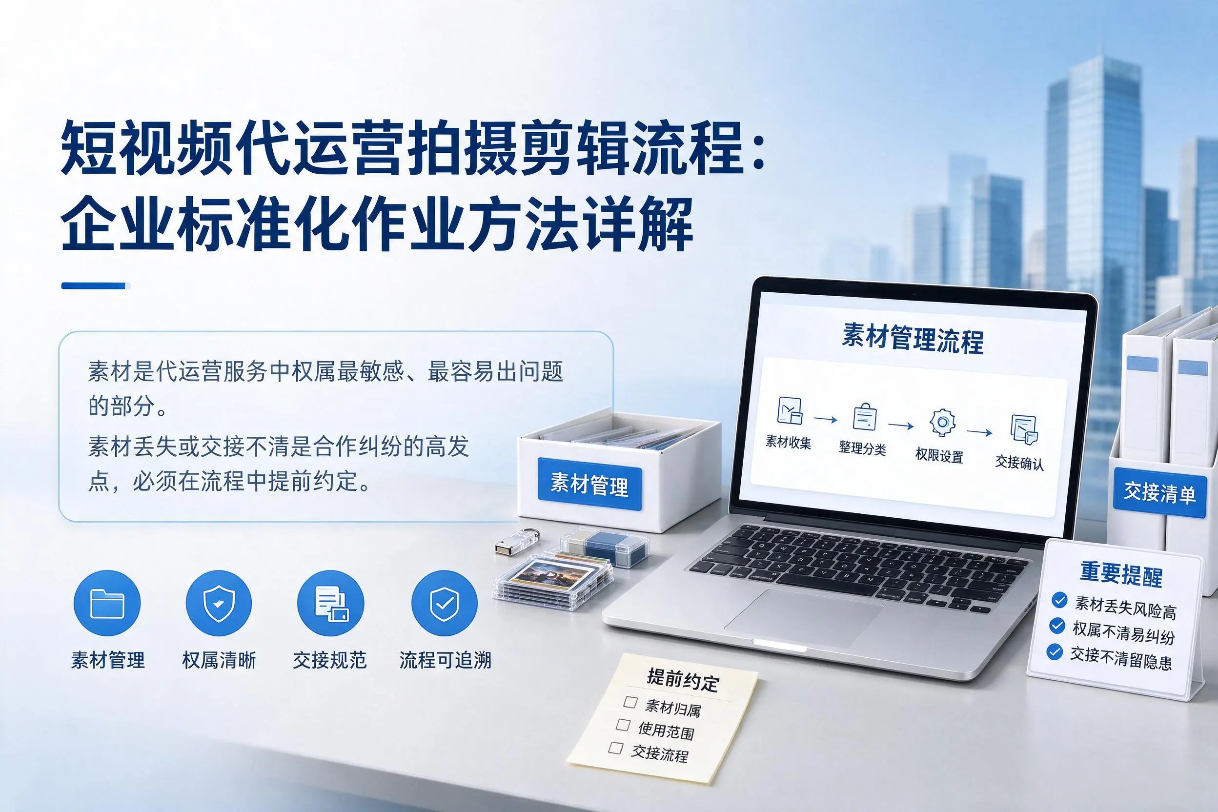 短视频代运营拍摄剪辑流程:巴中企业标准化作业方法详解