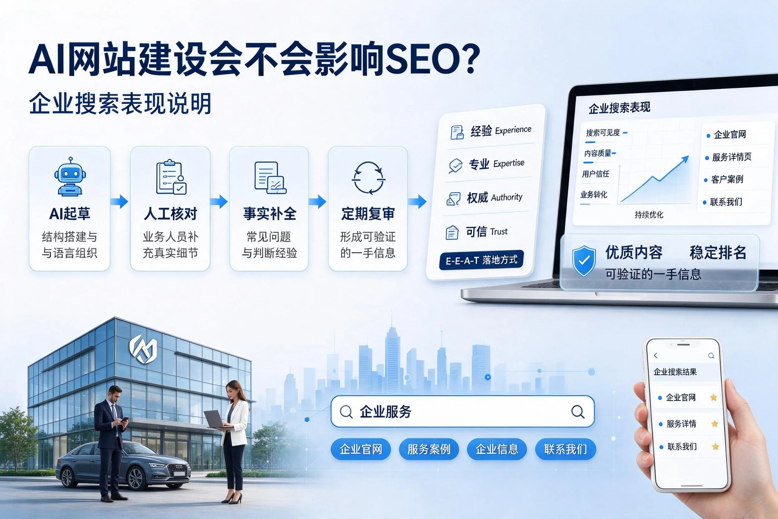 AI网站建设会不会影响SEO?巴中企业搜索表现说明