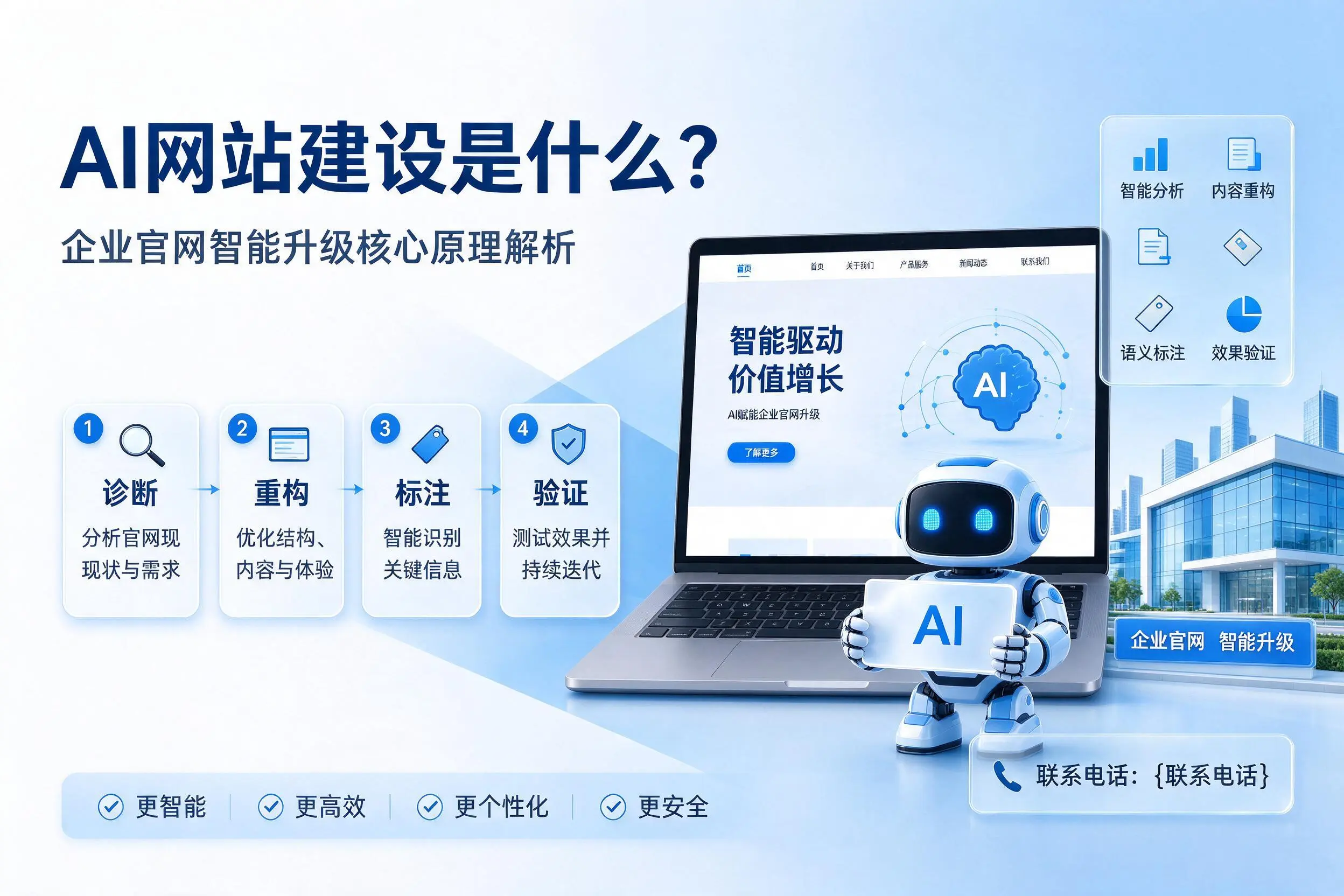 AI网站建设是什么？巴中企业官网智能升级核心原理解析