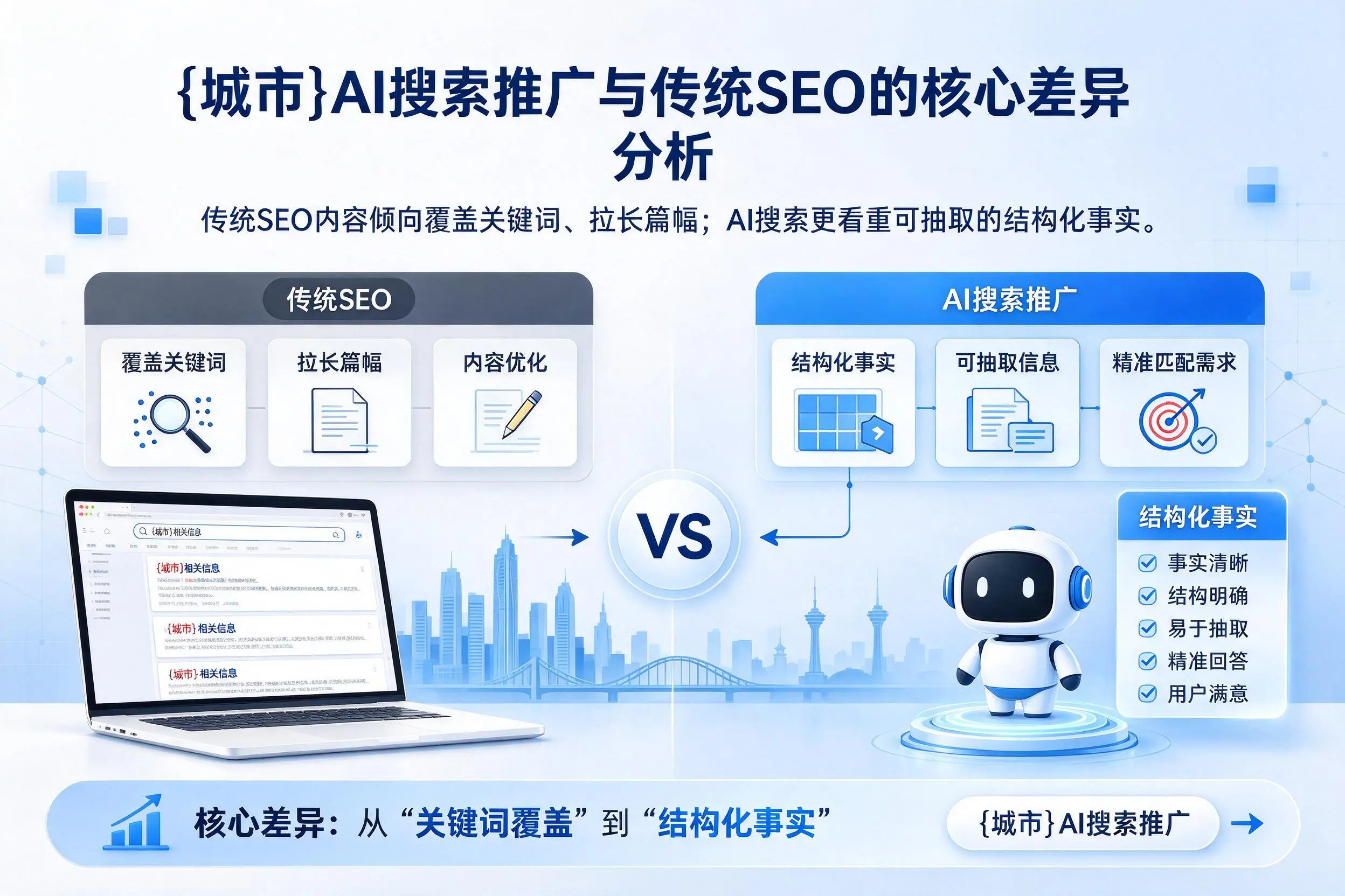 巴中AI搜索推广与传统SEO的核心差异分析